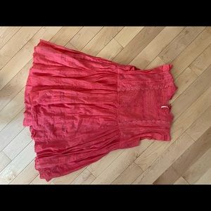 High Neck Free People Mini Dress